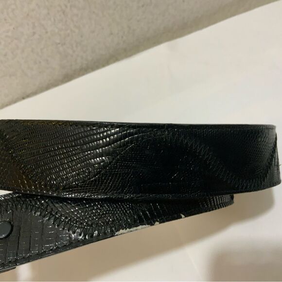 ACME Genuine Lizard Belt black main image 8